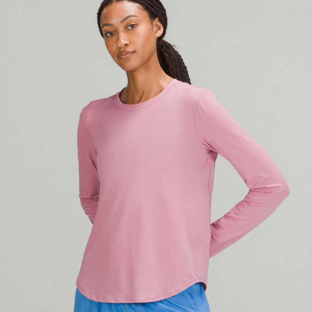 Like NEW Lululemon High Neck Running and Training Long Sleeve Shirt